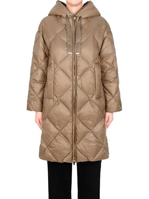 The Cube Trefe Hooded Down Padded Camel - MAX MARA - BALAAN 2