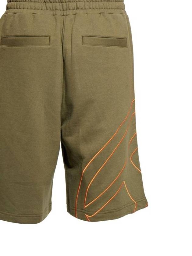 P Crow Megoval Shorts Green - DIESEL - BALAAN 4