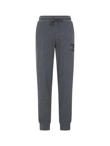 UNDERWEAR Men's Embroidered Logo Lounge Jogger Pants Dark Gray 271780 - EMPORIO ARMANI - BALAAN 1