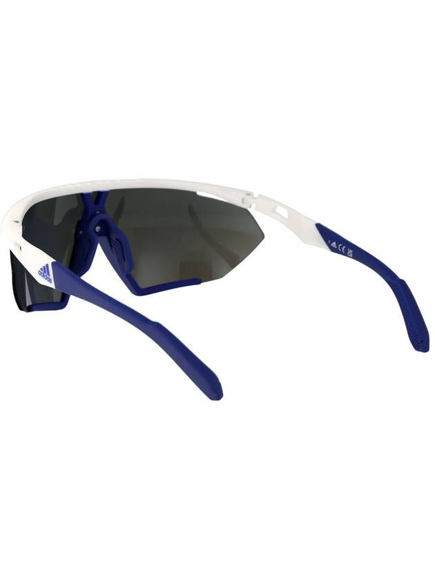 Sunglasses SP0071 24X 24X BIANCO ALTRO BLU SPECCHIATO - ADIDAS - BALAAN 5