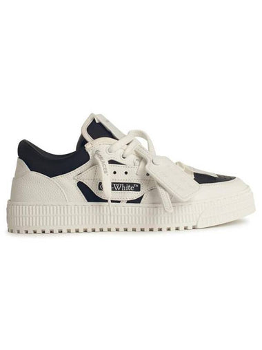 Off-White 'Low 3.0' White Leather Blend Sneakers - OFF WHITE - BALAAN 1