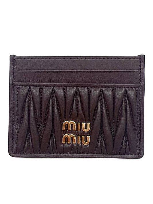 Wallet 5MC0762FPP F0NBL BROWN - MIU MIU - BALAAN 2