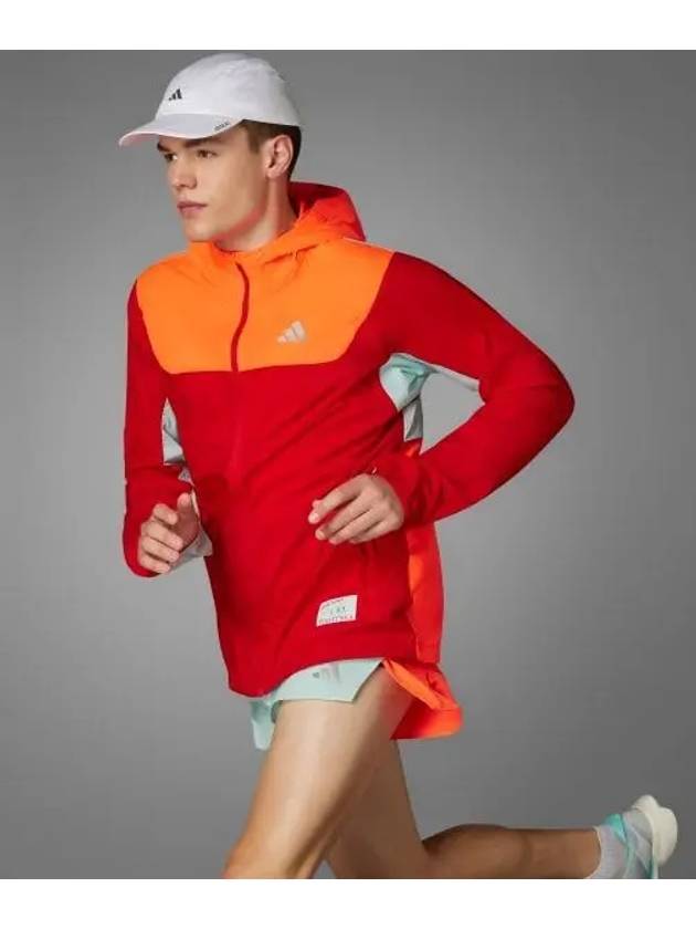 New York City Jacket Men s Running Better Scarlet App Solar Red Semi FlAsh Ash Aqua IW9232 740331 - ADIDAS - BALAAN 1