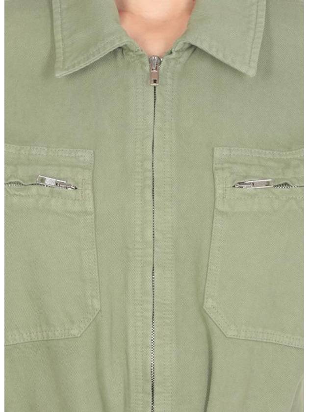 Hills Denim Jump Suit Green - A.P.C. - BALAAN 6