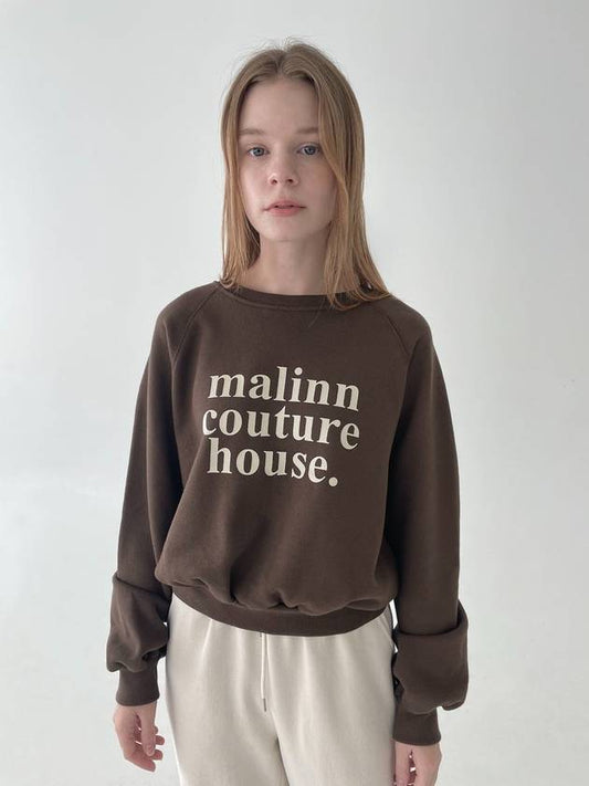 Marine French Raglan Sweatshirt Brown - MALINN - BALAAN 2