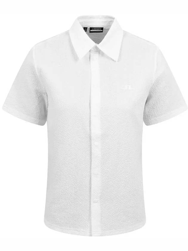 Women's Elin Short Sleeve Shirt White - J.LINDEBERG - BALAAN 3