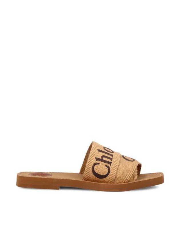 Woody Flat Mules Dark Tan - CHLOE - BALAAN 1