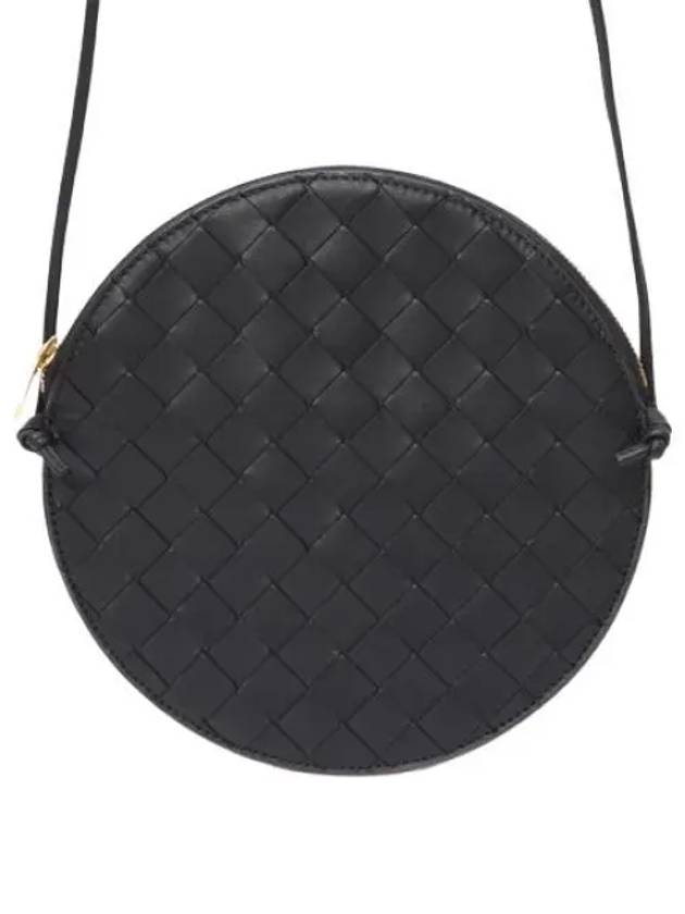 Intrecciato Round Bag Cross Bag Black - BOTTEGA VENETA - BALAAN 2