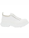 Tread Slick Canvas Low Top Sneakers White - ALEXANDER MCQUEEN - BALAAN 2