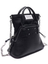 5AC Classique Micro Tote Bag Black - MAISON MARGIELA - BALAAN 4