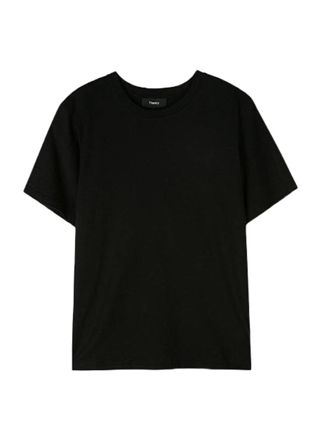 Women's Butterfly Short Sleeve T-Shirt Black - THEORY - BALAAN.