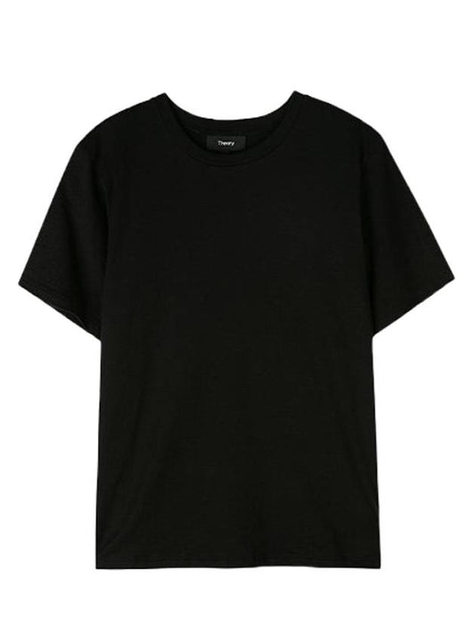 Women's Butterfly Short Sleeve T-Shirt Black - THEORY - BALAAN 1