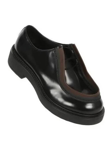 Diapason brushed leather loafer 271253 - PRADA - BALAAN 1