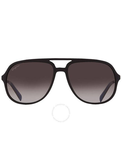 Eyewear Gradient Pilot Sunglasses Black - SALVATORE FERRAGAMO - BALAAN 2