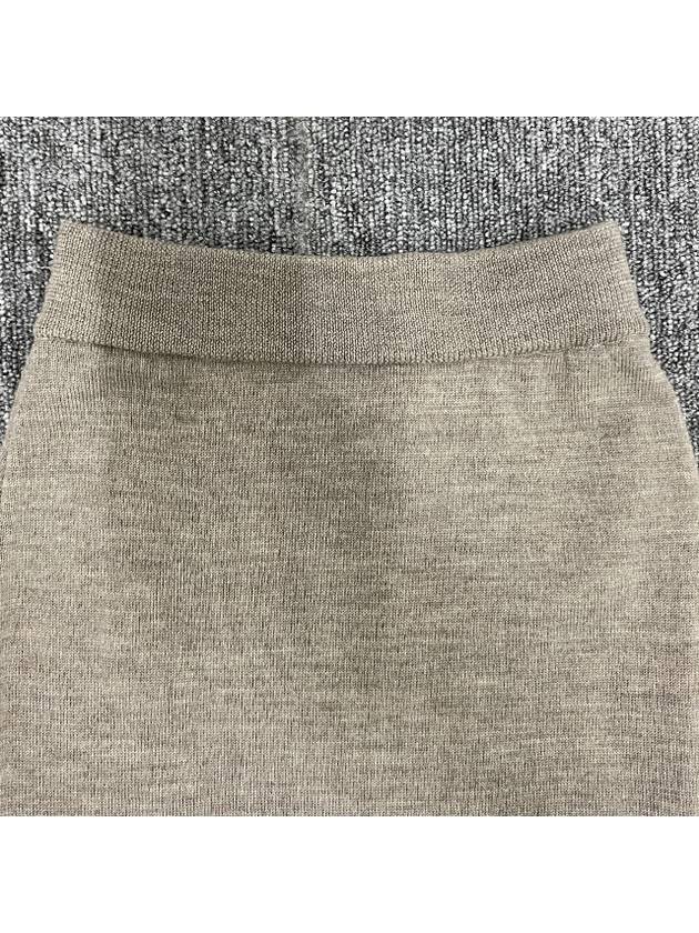 Women's Bea Wool Knit Pencil Skirt Grey - VIVIENNE WESTWOOD - BALAAN 5