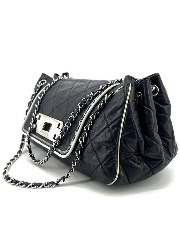 2 55 accordion chain shoulder bag - CHANEL - BALAAN 3