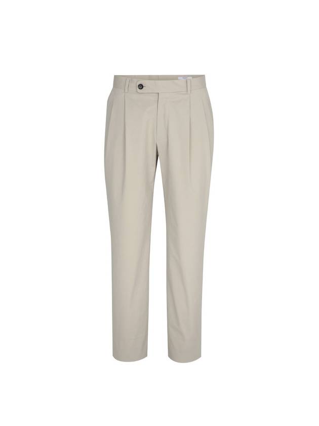 Men's Tapered Two-Tuck Chino Pants Light Beige SW21EPA02LI - SOLEW - BALAAN 2