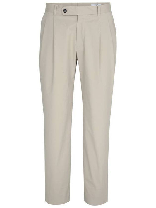 Men's Tapered Two-Tuck Chino Pants Light Beige SW21EPA02LI - SOLEW - BALAAN 1