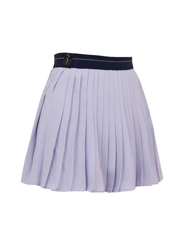 Golf Wear Unbalanced Split Band Pleated Skirt Lavender - J JANE - BALAAN 3