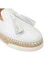 Women's Gommino Tassel Espadrilles Shoes White - TOD'S - BALAAN 5