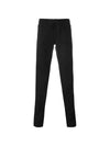 Red Star Embroidered Slim Fit Jeans Black - GIVENCHY - BALAAN 1