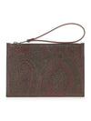 Paisley Clutch Bag Brown - ETRO - BALAAN 2