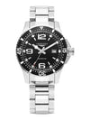 Hydroconquest Metal Watch Black - LONGINES - BALAAN 3