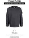 Waffen Patch Garment Dyed Heavy Cotton Sweatshirt Dark Grey - STONE ISLAND - BALAAN 3