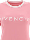 Archetype Slim Fit Cotton Short Sleeve T-Shirt Pink - GIVENCHY - BALAAN 4