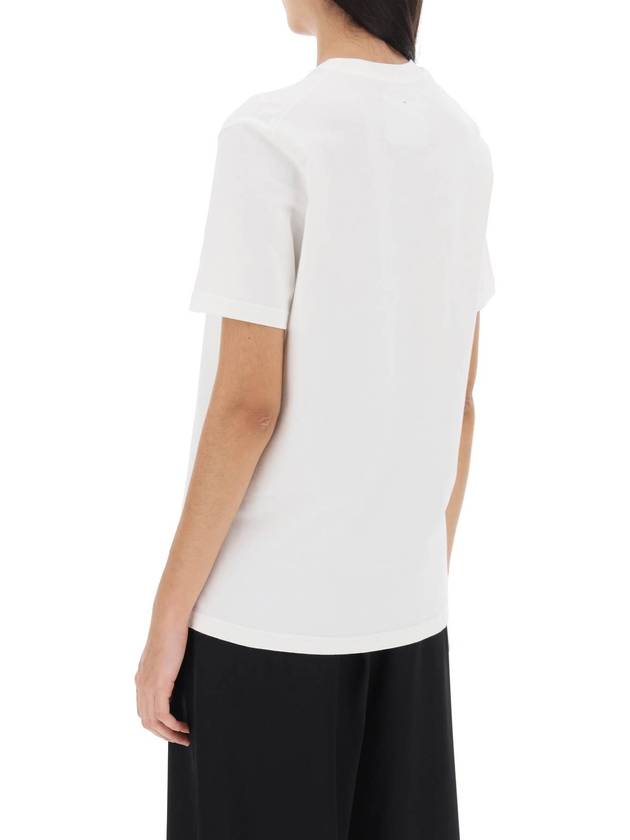 logo print t-shirt - JIL SANDER - BALAAN 4