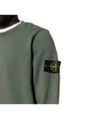 Wappen Patch Garment Dyed Sweatshirt Musk Green - STONE ISLAND - BALAAN 5