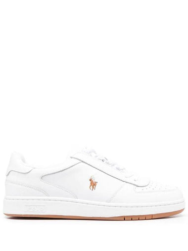 Polo Court Leather Low Top Sneakers 809877610004 - POLO RALPH LAUREN - BALAAN 1