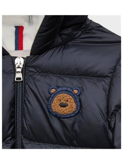 Moncler Baby ODON Bear Patch Hooded Down Jacket - MONCLER - BALAAN 2