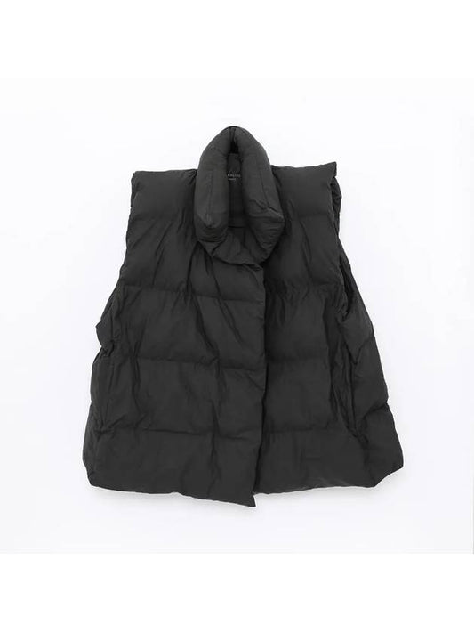 Wrap Puffer Padded Vest Black - BALENCIAGA - BALAAN 2