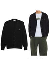 Bold Fox Head Patch Regular Cardigan Black - MAISON KITSUNE - BALAAN 2