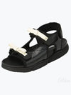 Valeria Neoprene Sandals 2 24FTW30006 Black Yellow - CECILIE BAHNSEN - BALAAN 1