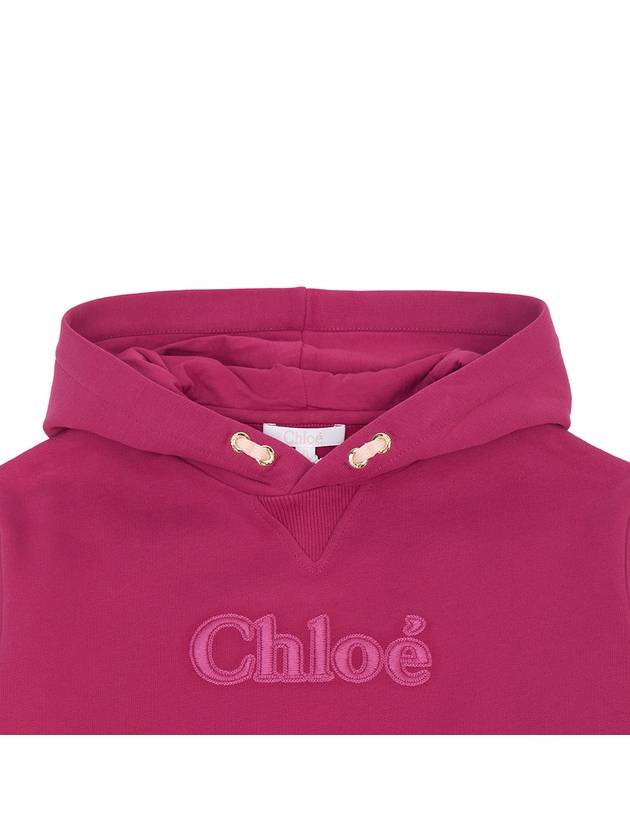 Kids brushed hoodie C20307 495 6A12A adult wearable - CHLOE - BALAAN 3