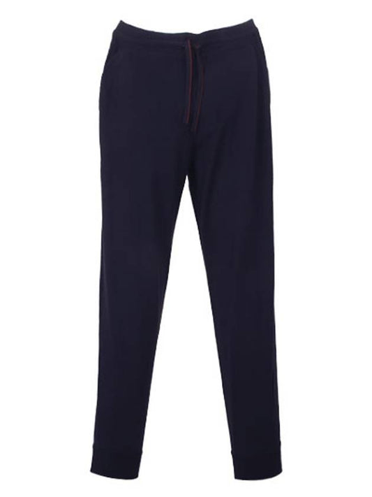 FAI1524 WB60 New Pantaloonel Cashmere Drawstring Pants Navy Men’s Pants TEO - LORO PIANA - BALAAN 1
