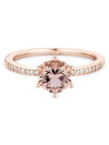 Clear Sparkling Crown Ring Rose Gold - PANDORA - BALAAN 3