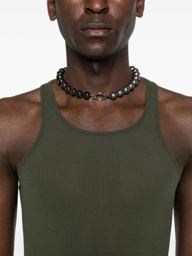 Basic fine-ribbed tank top - RICK OWENS - BALAAN 5