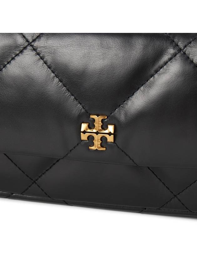 Kira Diamond Quilted Flap Cross Bag Black - TORY BURCH - BALAAN 8