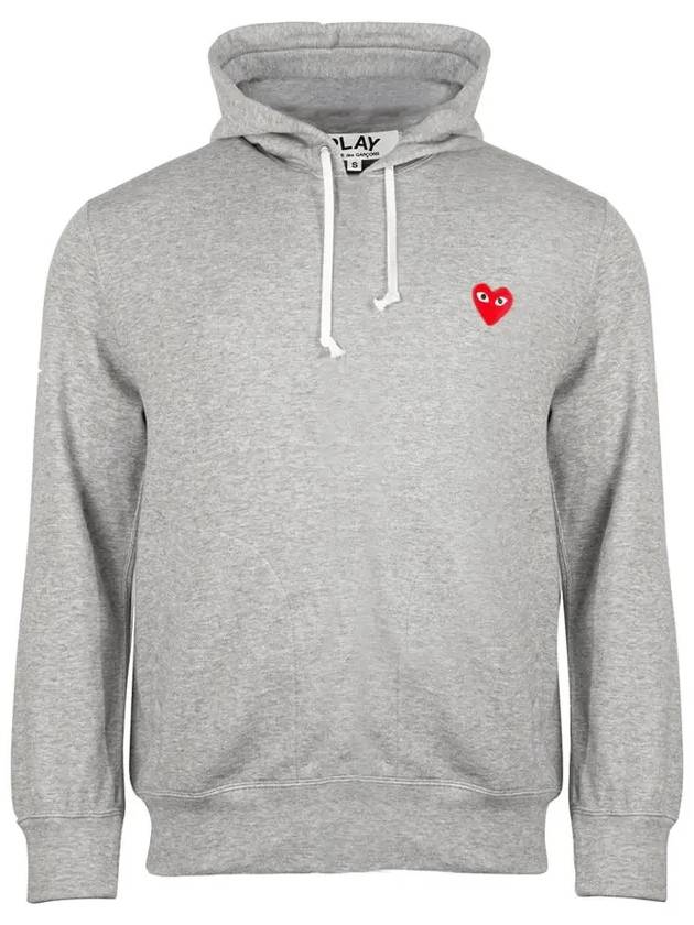 Heart Waffen Hoodie Gray AZ T170 051 1 - COMME DES GARCONS - BALAAN 1