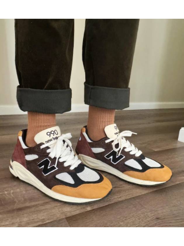 990v2 Made in USA Brown Beige - NEW BALANCE - BALAAN 7