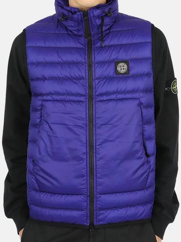 Wappen Patch Ripstone Nylon Padding Vest Ultramarine - STONE ISLAND - BALAAN 3