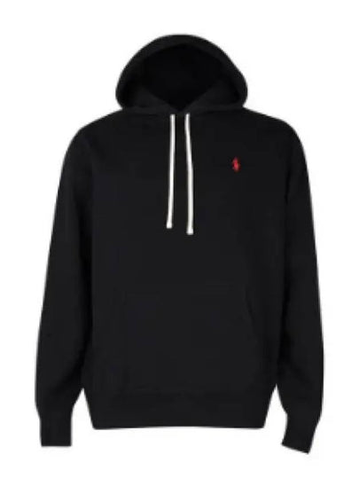 Embroidered Logo Pony Hoodie Black - POLO RALPH LAUREN - BALAAN 2