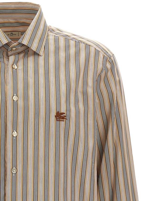 Etro Logo Embroidery Shirt - ETRO - BALAAN 3