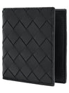 Intrecciato Slim Half Wallet Black - BOTTEGA VENETA - BALAAN 4