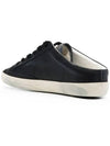 Superstar Sabot Suede Low Top Sneakers Black - GOLDEN GOOSE - BALAAN 4