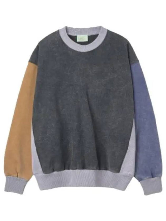Aries Premium Color Block Sweatshirt Multi T Shirt - ARIES - BALAAN 1
