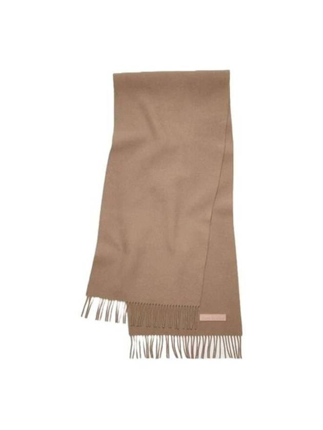 Wool Fringe Muffler Narrow Warm Beige - ACNE STUDIOS - BALAAN 2